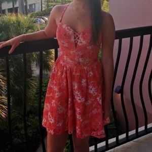 Floral lace dress